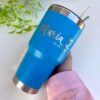 termo 30oz azul regalo personalizado para mama grabado laser