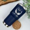 termo 30oz azul marino regalo personalizado futbol grabado laser