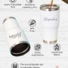 termo 30oz blanco personalizado grabado laser caracteristicas