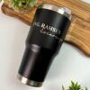 termo 30oz negro regalo personalizado grabado laser