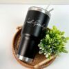 termo 30oz negro regalo personalizado grabado laser