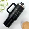 termo 40oz negro regalo personalizado en grabado laser con nombre
