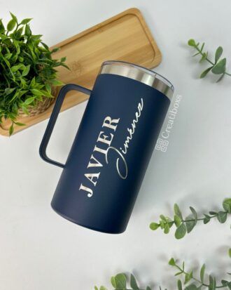 termo taza personalizado 24oz 710ml azul