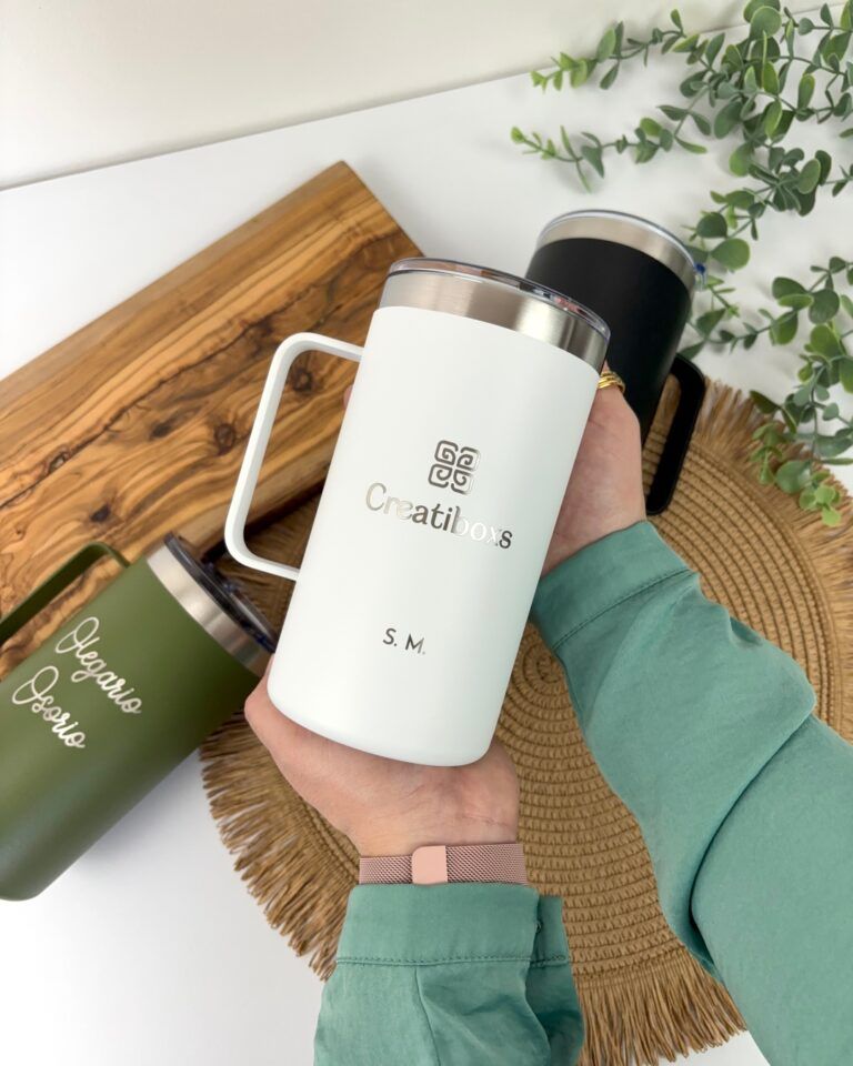 termo taza personalizado 24oz 710ml blanco