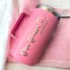 termo taza personalizado 24oz 710ml rosa