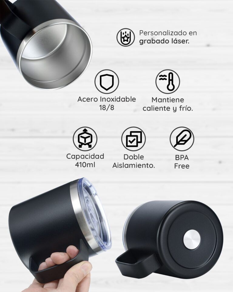 termo taza personalizado 14oz caracteristicas